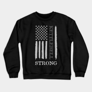 kettlebell American Flag Crewneck Sweatshirt